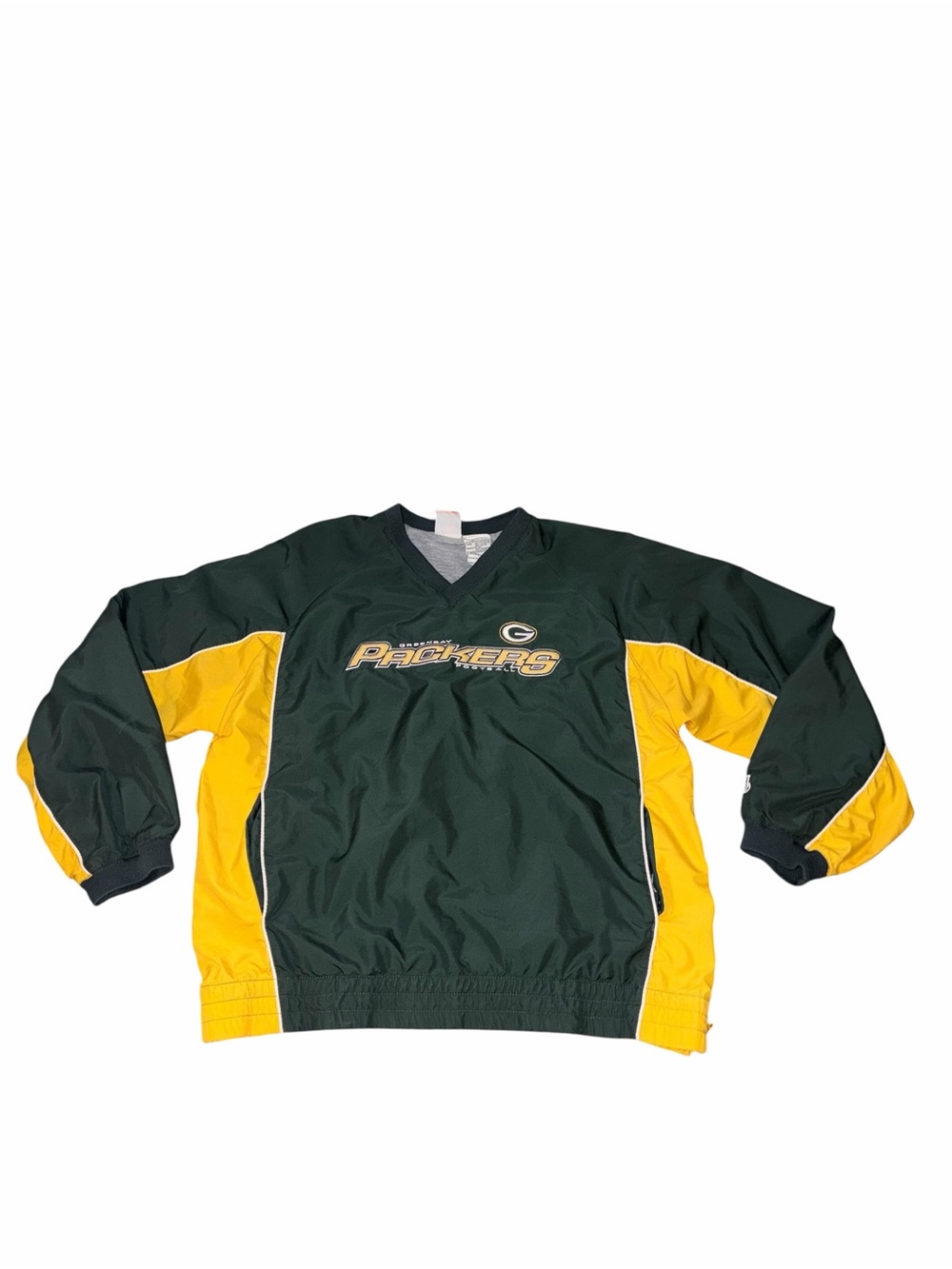 EUC Vintage Boy’s Green Bay Packers NFL Football Windbreaker Pullover Jacket L
